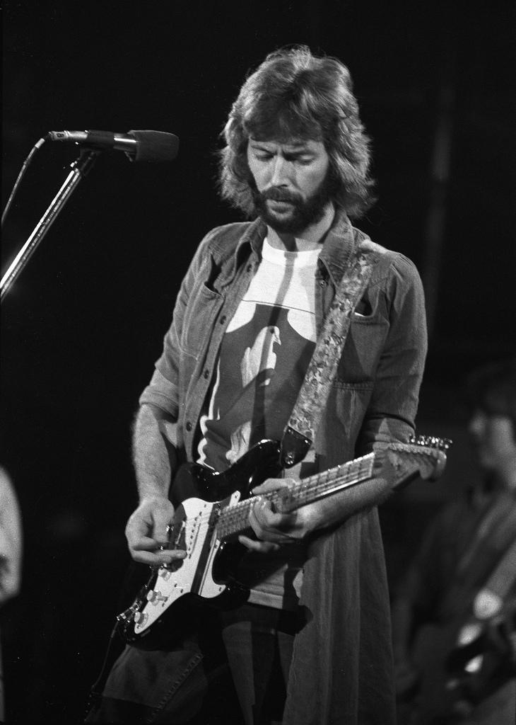 Happy 70th birthday Eric Clapton, the \slowhand\ guitar god. 