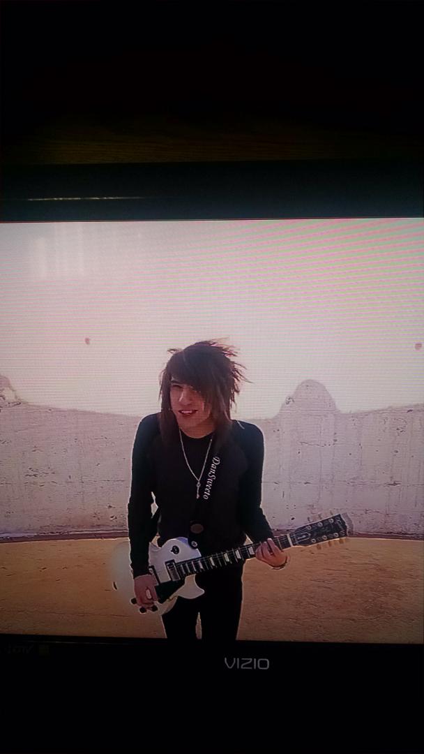 racheldw97's tweet photo. Oh ya know just watching the music video to #FrightTonight by @JordanSweeto on my TV.. ITS AMAZING! http://t.co/hbS0omDwH1