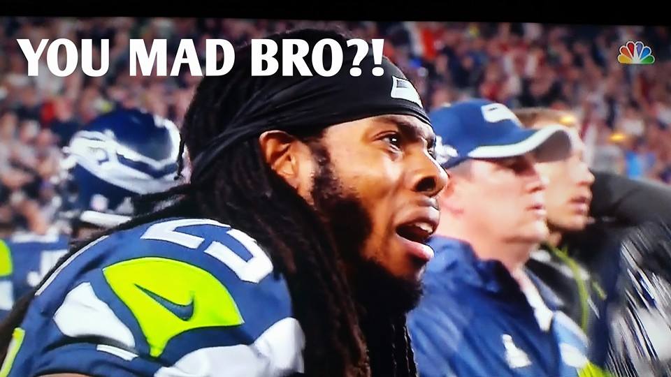 Happy Birthday Richard Sherman! You still mad bro? 