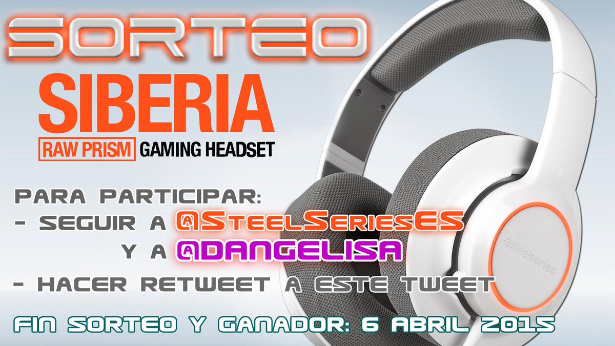 Dangelisa's tweet image. 🎉🎉¡¡SORTEO CASCOS GAMING STEELSERIES!! 🎉🎉
FOLLOW+RT a @SteelSeriesES y a mi ^.^
Video: youtu.be/AIgl3k3f8Jc
😍