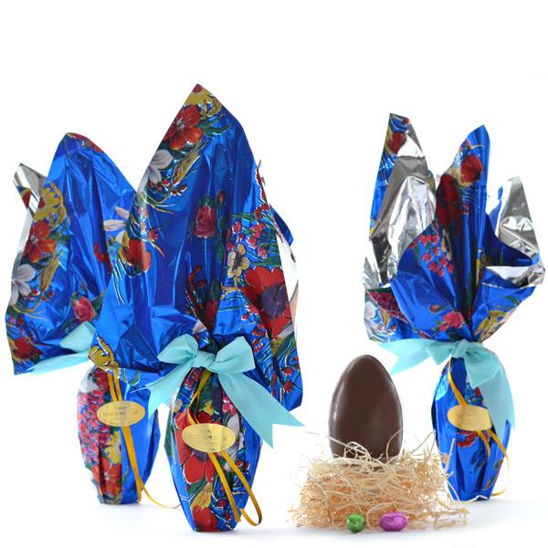 Fill your Easter baskets w/beautifully decorated Chocolate Easter Eggs - In all retail stores &amp; available in 2 sizes.