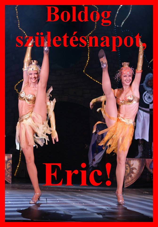   Yesterday our theater the Madách also wished Happy Birthday to Eric Idle!:) 