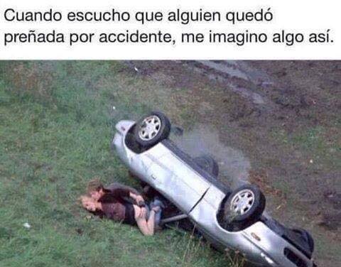 Pz_kevin's tweet image. #QuéOso embarazar por accidente