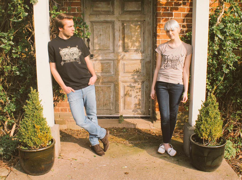 FITHereford's tweet image. FIT t shits now in designs @HCAbusiness students, made by Aim in Cambodia, location @BritishFlowers, we are proud!