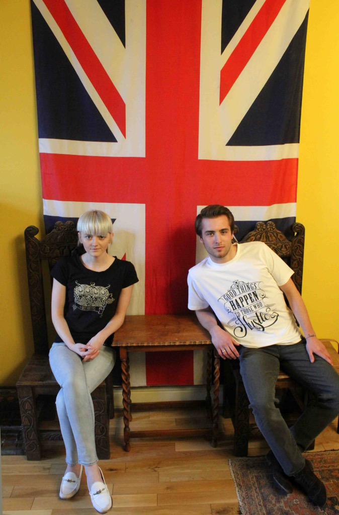 FITHereford's tweet image. FIT t shits now in designs @HCAbusiness students, made by Aim in Cambodia, location @BritishFlowers, we are proud!