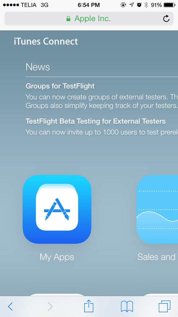 thematerik's tweet image. Appreciate that #itunesconnect is not responsive #apple #developersproblems