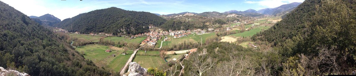 Panoramic view from #Accarina Castle top