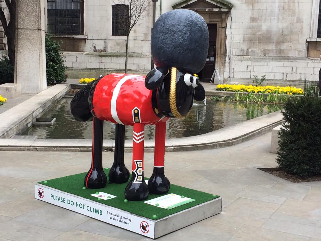 Henry Tuke (@henrytuke) on Twitter photo Must be spring <a href="/shaunthesheep/">Shaun the Sheep</a> comes to London as a guardsman. I'm guessing there are more out there! Must be spring <a href="/shaunthesheep/">Shaun the Sheep</a> comes to London as a guardsman. I'm guessing there are more out there!