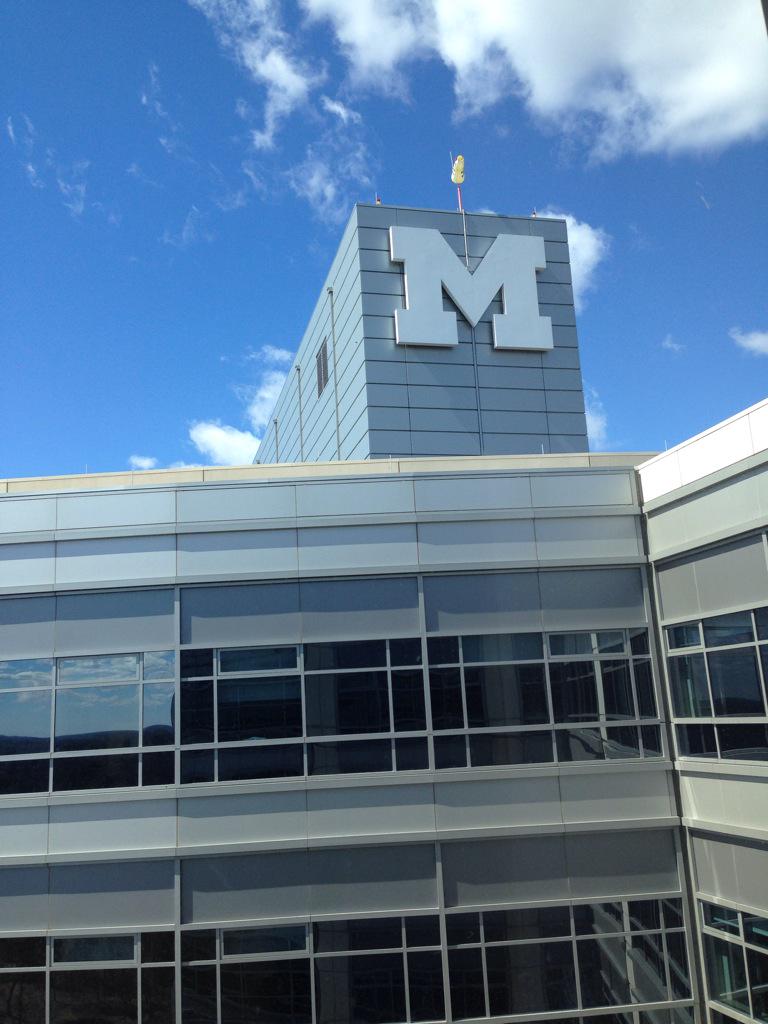 a2homegirl's tweet photo. View from our overnight accommodations #CSMott with @michiganinsider http://t.co/igbNwXdGCt