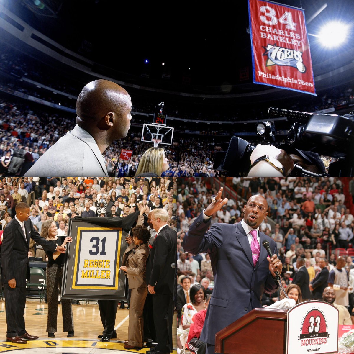 alonzo mourning jersey retirement