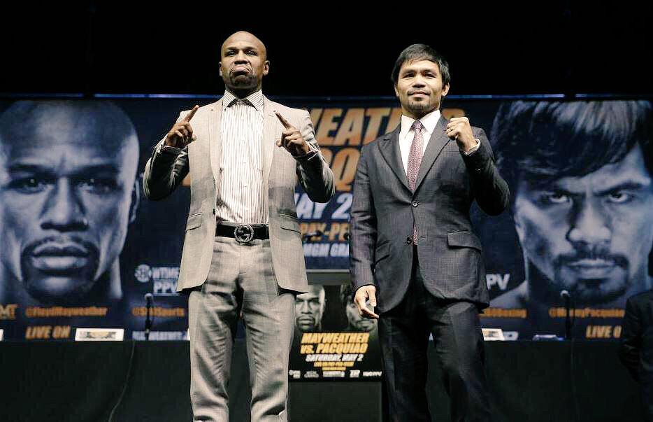 MapsMaponyane's tweet photo. May the 2nd is going to be one of the biggest fights of all time! Money vs Manny. #MayweatherPacquiao http://t.co/2Alt9X05Wv