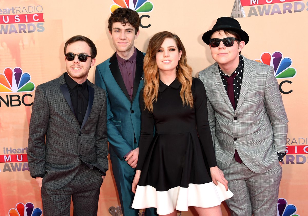 echosmithnet's tweet image. Echosmith @ the iHeart Radio Awards!  View more here: bit.ly/1MpfUP0!
