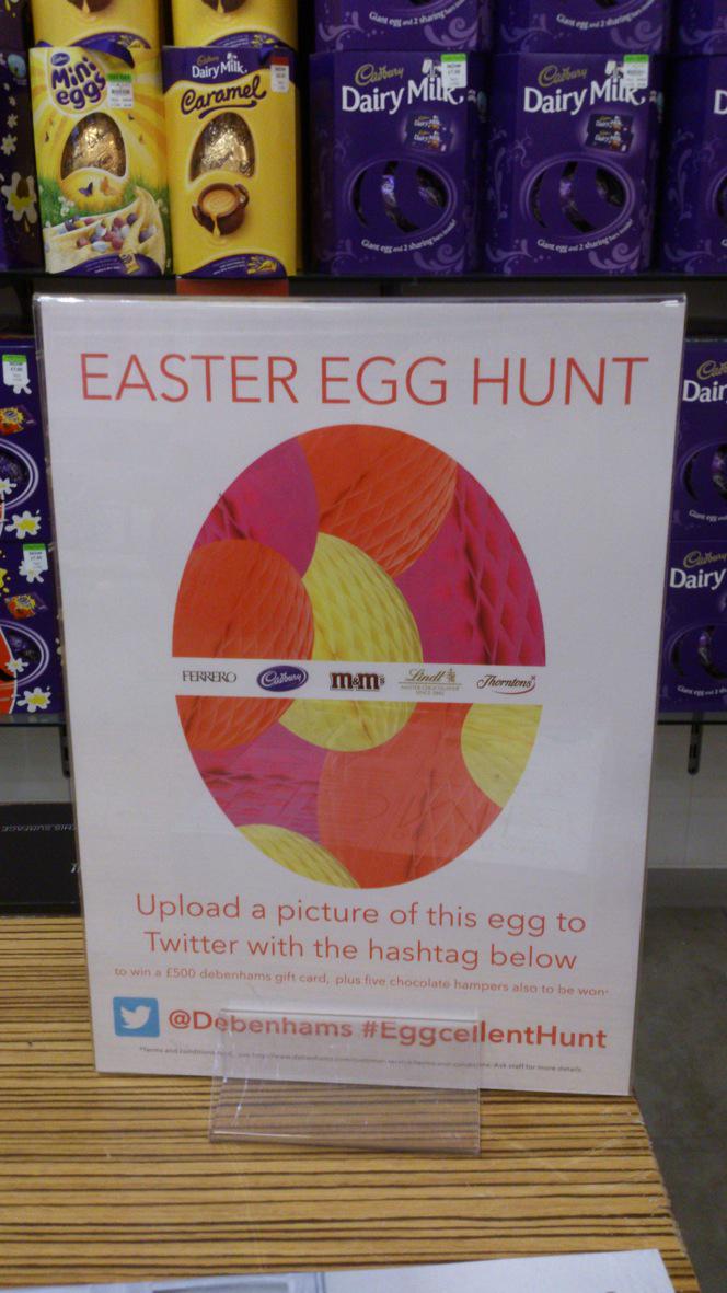 dushangfeng's tweet photo. @Debenhams #EggcellentHunt 
Here's we got! http://t.co/eP1v3mAvYI