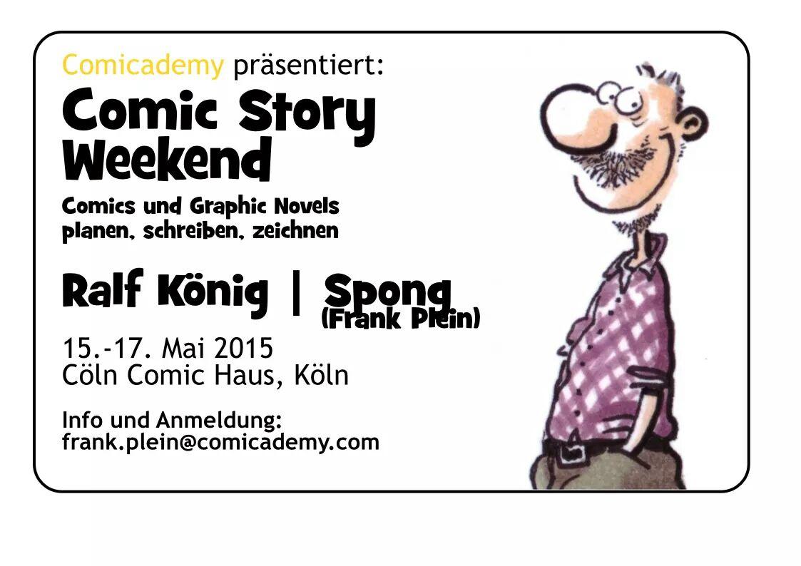 #Comic Story Weekend mit #Storytelling-Meister #RalfKoenig - jetzt anmelden! @RalfKoenigComic #Comics #Manga