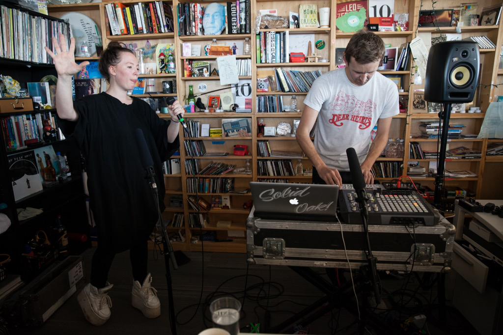 nprmusic's tweet photo. Watch @SylvanEsso play NPR's #tinydesk http://t.co/GCx2TLrvCX http://t.co/S2UE6LymsL