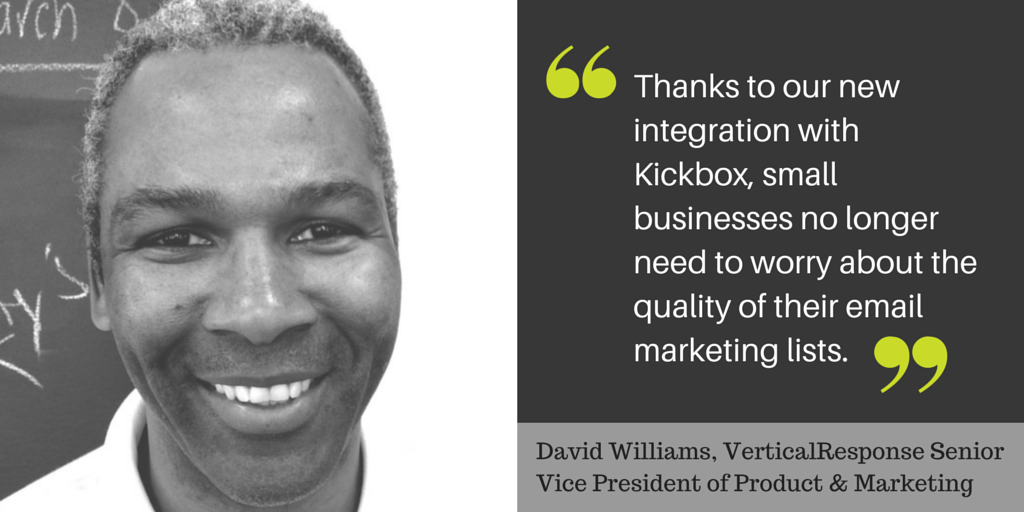 kickbox's tweet photo. It's official... Kickbox arrives in #VerticalResponse Integrations Marketplace http://t.co/1ZIEd5fq8J #emailmarketing http://t.co/jYlqUFmlHP