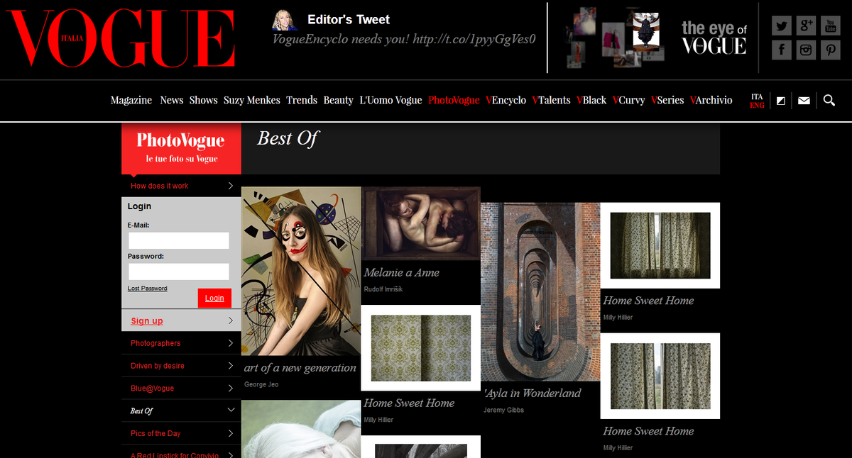 PhotoMilly's tweet image. 3 Best Of, 100 total!!! #milestone #PhotoVogue Thanks for everything @AlessiaGlaviano @ChiaraNonino &amp;lt;3 #photomilly