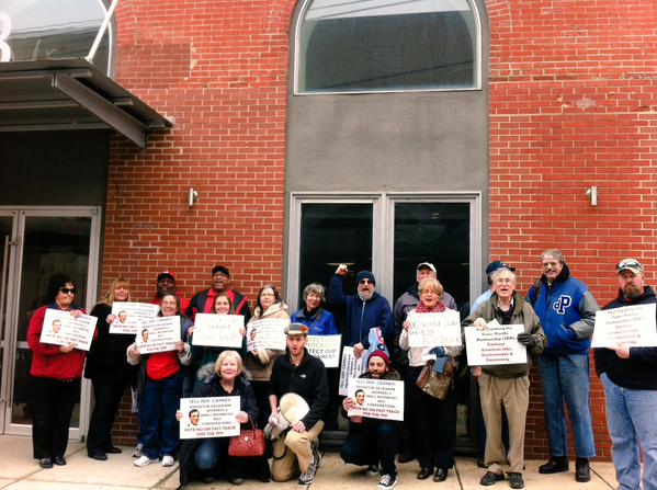 DelawareADA's tweet image. Last Friday a group went to Rep Carney's office to show why we oppose the TPP/Fast Track! @Public_Citizen, @CWAUnion