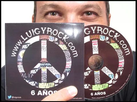Cd Compilado 6 a?os luigyrock.com A LA VENTA YA. Punto de Venta Negro Tattoo C.c La Galeria.