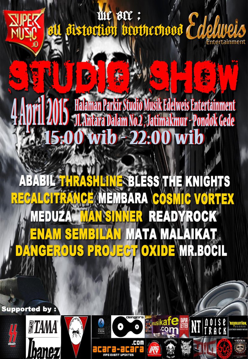 we are; all distortion brotherhood || STUDIO SHOW <a href="/Edelweis_Ent/">Edelweis Ent</a> || 4 April 2015 || MC <a href="/GIMBALCORE/">gimbalcore</a>