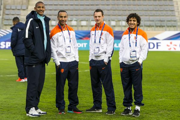 fcutrecht's tweet photo. Vier #fcutrecht spelers in actie bij Jong #Frankrijk - Jong #Oranje en speeltijd voor Oar: http://t.co/h0E9972Jqq. http://t.co/iLQFh84Ddj