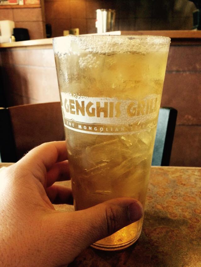 Garaghoul's tweet photo. More Green Tea @GenghisGrill #HealthKwest #GenghisGrillAd http://t.co/GEJzkVNO7A