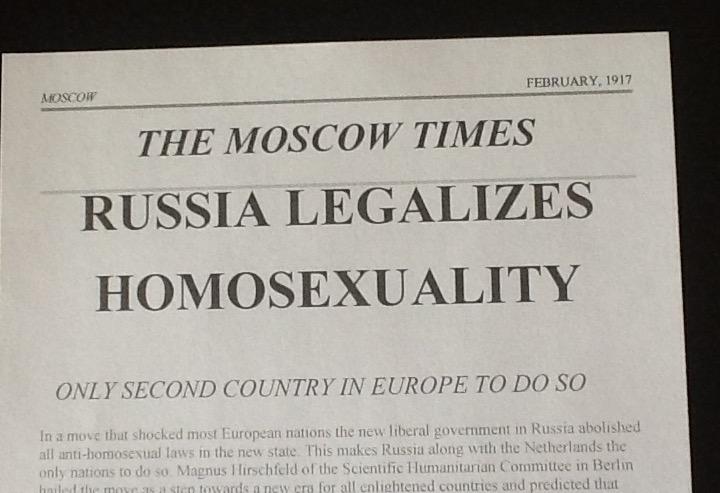 OUTOFHISTORYDOC's tweet image. Sadly a headline from Feb 1917. Just one of the storylines in our new doc at igg.me/at/OOH #gay @stephenfry