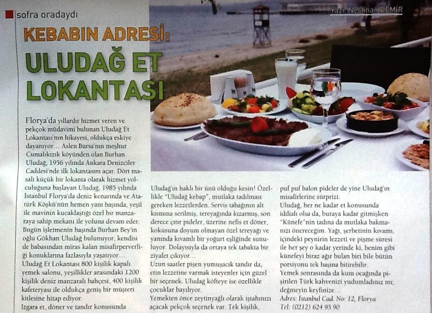 #BazenDiyorumKi #Değişmeyen #Tek #Lezzet #Uludağ #Kebap Floryadaki Yıllanmış Lezzet bknz: uludagkebap.gen.tr/mavi-ve-yesili…