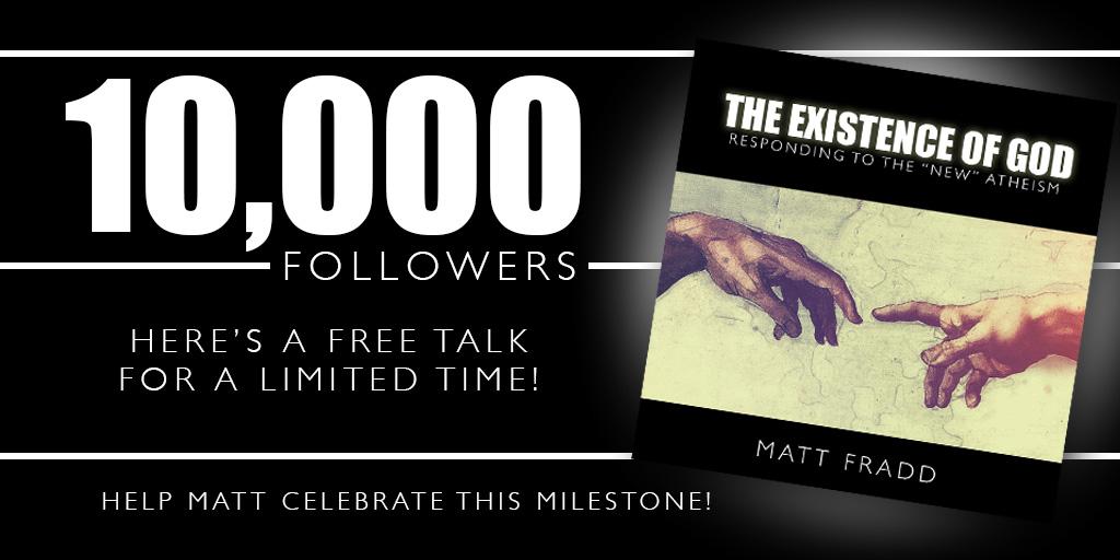 catholiccom's tweet image. Matt Fradd is giving away a FREE talk on atheism for a limited time. See link for details: mattfradd.com/free-talk-on-a…