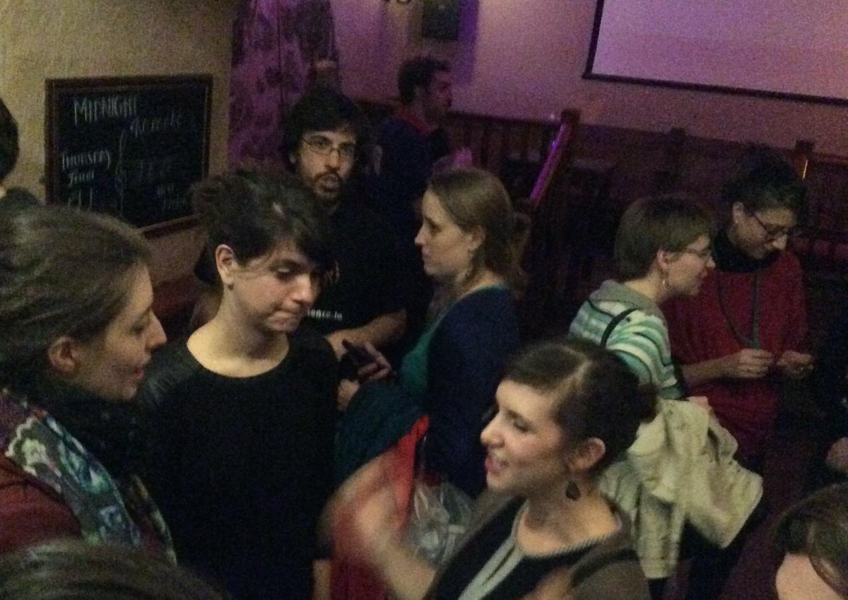 l'atmosphere vers la fin de soirée #PatchworkSci