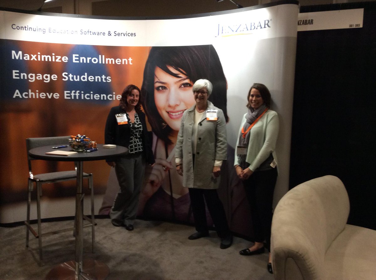 Jenzabar's tweet image. Come say hello! #upcea100 #continuingeducation #jenzabar