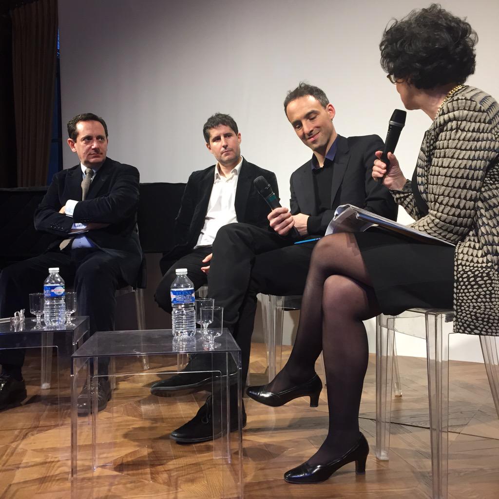 24ILmagazine's tweet photo. #IL69 @christianrocca e i libri di @rglucks1 e @giulianode presentati @IICParigi da @marinavalensise http://t.co/abH0MAy1hh