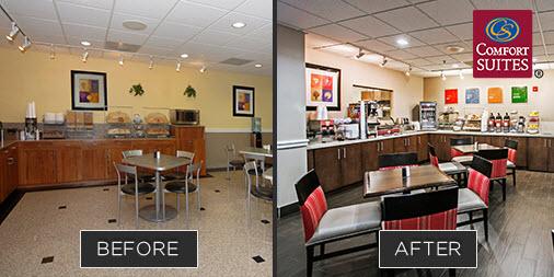 CP_Rewards's tweet image. Check out these Before &amp;amp; After shots of this Comfort Suites® - this time Houston, TX. chh411.com/1NAJGxt