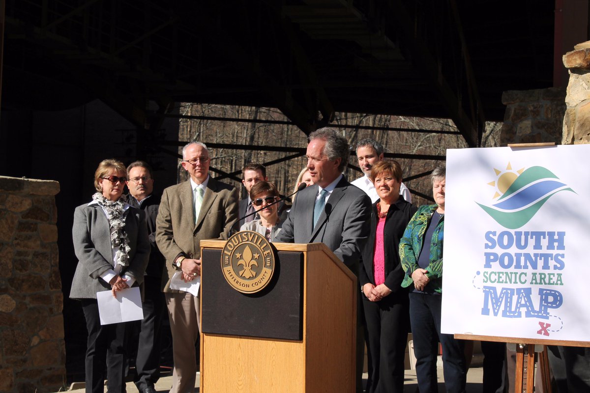 CWCindiFowler's tweet image. It was a beautiful day to announce the #SouthPoints Scenic Area with @louisvillemayor &amp;amp; @CMRickBlackwell! #SWLou #D14