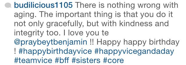   Sir Budi\s birthday message.

Happy VICE GANDA Day 