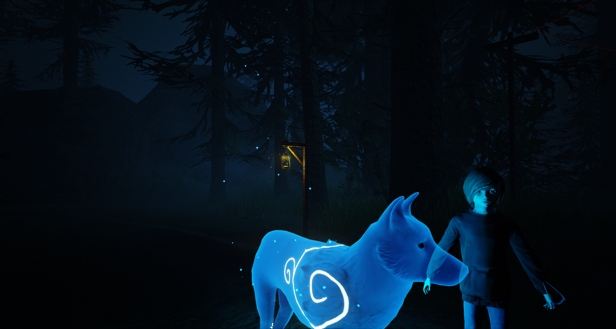 glaakigames's tweet photo. A girl and her wolf.
#UE4 #GameDev #Students #CourageGame http://t.co/1OdyG1AReE