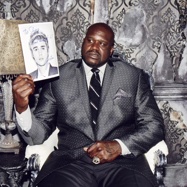 SHAQ's tweet photo. Watch me and others clown my boy @justinbieber @ComedyCentral #BieberRoast TONIGHT at 10/9c! It's about 2 go DOWN! http://t.co/jhpn6AczjX