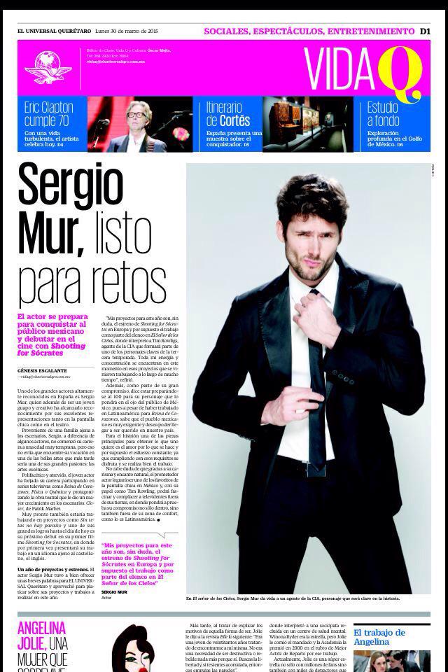 sergiomurlopez's tweet photo. #VidaQ @Univ_Qro Gracias x la entrevista! @JOEBONILLA @LatinVasion @Fase_7 @SrDeLosCielosTV @Telemundo #Muristas http://t.co/lDlYDO9C5w