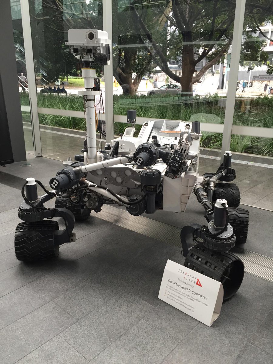 MittiHQ's tweet photo. Mars Rover replica from our Qantas team visit #Qantas #Robot #tech #SafetyPlex http://t.co/elxqrm1rZB