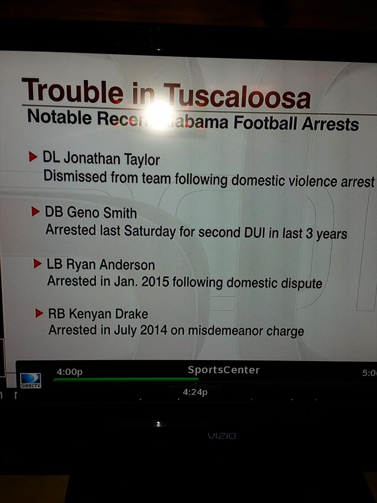 fsunelson's tweet image. @ESPNCFB ...what about the TE dealing drugs? 
#Filtered. #SelectiveReporting. #SECBias