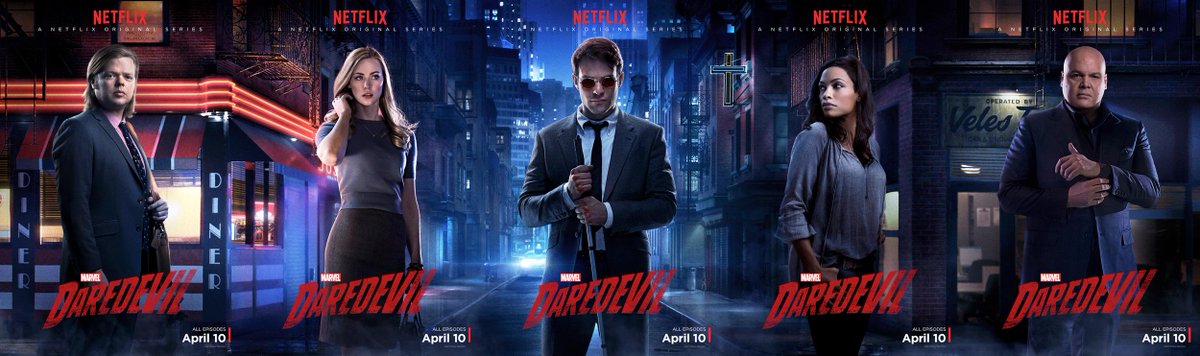 NetflixANZ's tweet image. The forces of good and evil are taking their battle to the streets, in @Marvel's @Daredevil. Coming April 10.