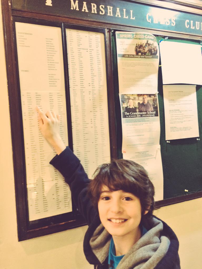 kid_chess's tweet photo. @Marshall_Chess @USChess No.1 reason 2play chess in USA is a warm welcome at the Marshall Club! Thx,its grt 2be home! http://t.co/8MPWNJyN9q