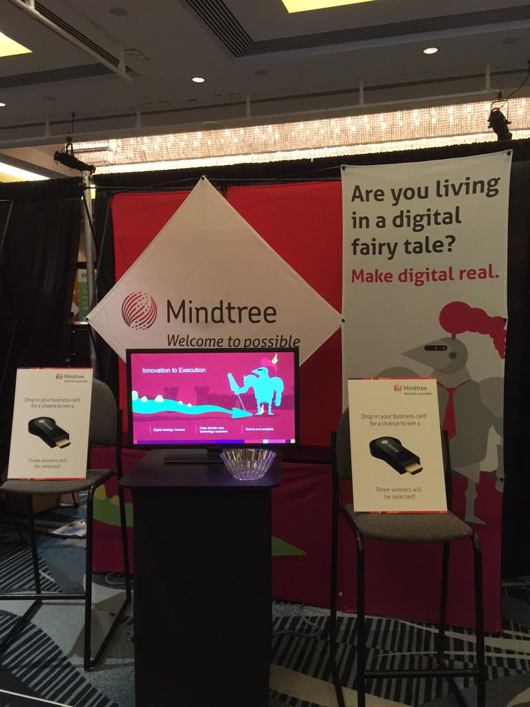 ThePeeyushDubey's tweet image. .@Mindtree_Ltd welcomes you to #MarTech. Let us #MakeDigitalReal &amp;amp; win Google Chromecasts too! It doesn't get better