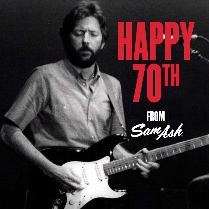 Happy 70th Birthday to the one and only Eric Clapton ! 