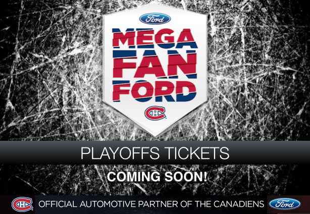 megafanford's tweet photo. ANNOUNCEMENT- #Megafanford will give 10 Habs Playoff tickets for ea. home game. Follow + RT to know how to earn them! http://t.co/ljGU30L8fl