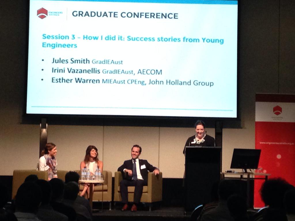Eng_Victoria's tweet photo. #YEAV discussing their pathways to success in the #engineeringprofession http://t.co/eQU9DtceQ4