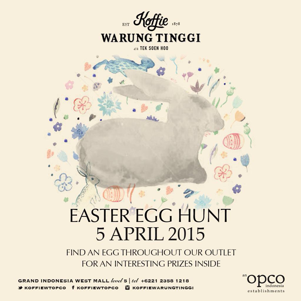 koffiewtOPCO's tweet photo. Easter is almost here, let's have some fun this Sunday! #easter #egghunt http://t.co/s6v9mGCU14