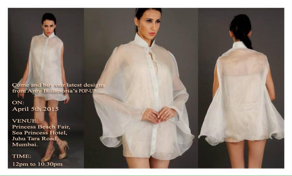 ranjjatwork's tweet photo. Come &amp; shop this #EasterSunday for fab designs by @amybillimoria at her #PopUp at the #PrincessBeachFair in #Mumbai http://t.co/L4BrNpt3SI