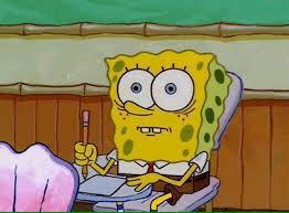 ReactsSpongebob's tweet photo. When your parents take your phone and you forgot to delete your dirty pics http://t.co/wZKaU4Lbf2