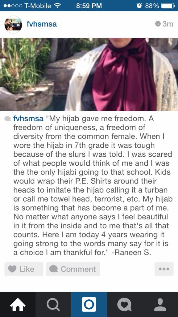FVHS_MSA's tweet photo. #MuslimsofFVHS http://t.co/Hmtm2EbdJD